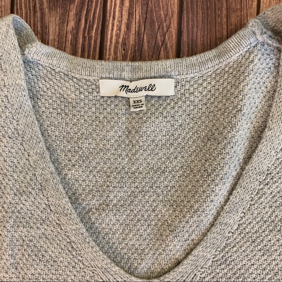 Madewell Sailsport Grey Sleeveless Sweater Vest - Picture 7 of 10